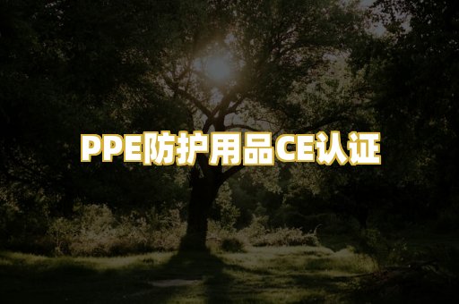 PPE防护用品CE认证
